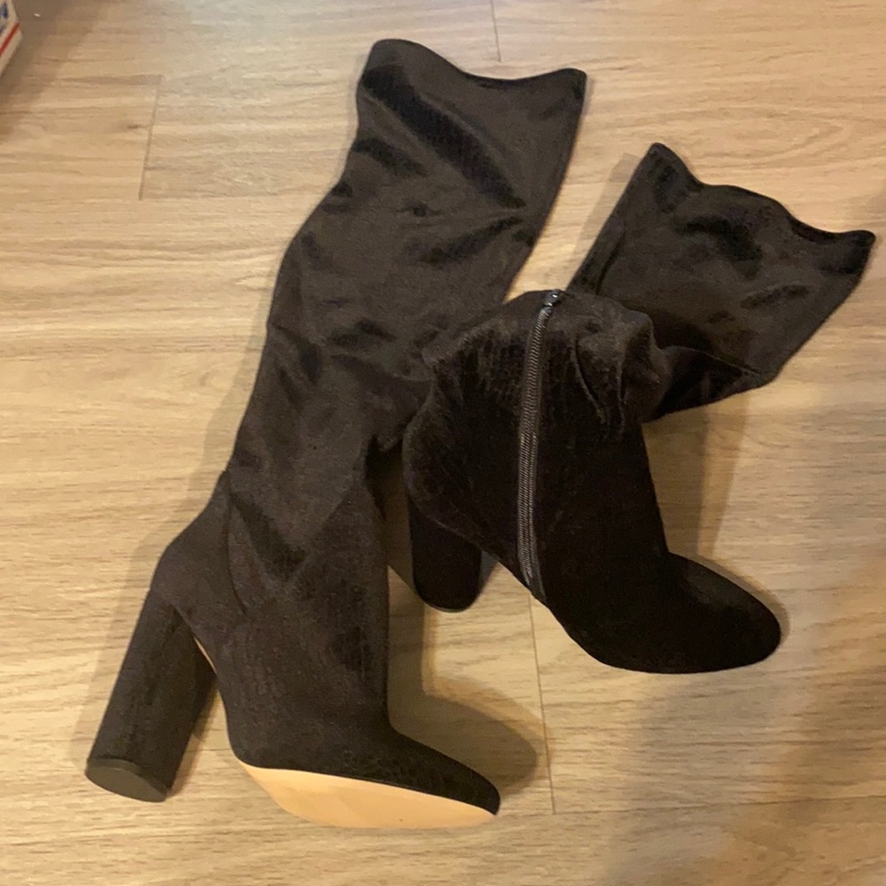 Aldo Tenesha Velvet Over The Knee Boots NEW 8.5